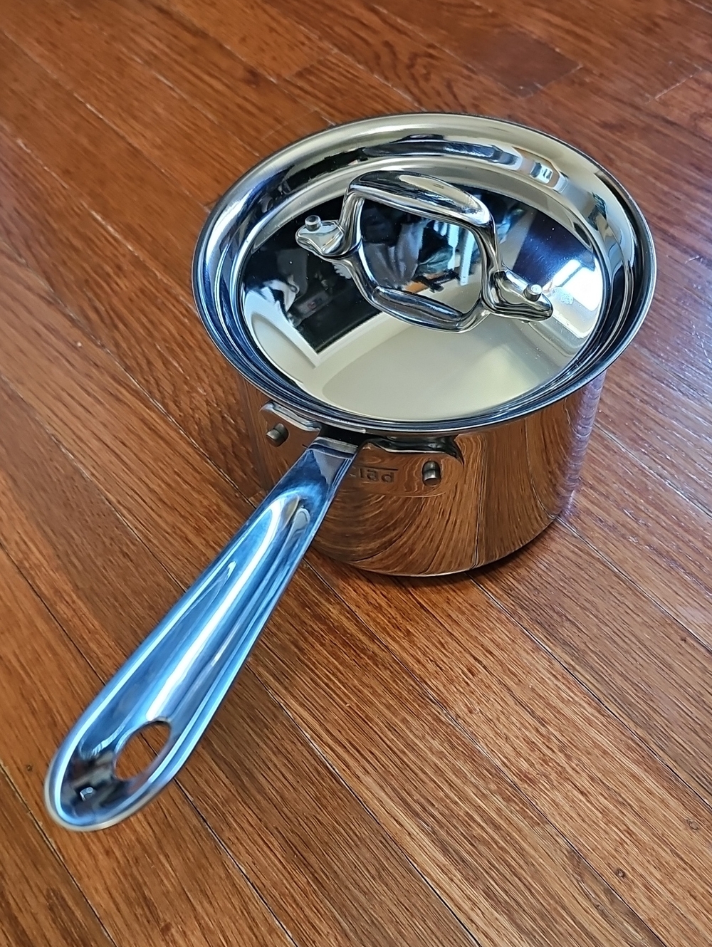New All-Clad D3 2 Qt Saucepan